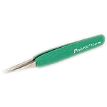 TZ-212N Eclipse Tools Tweezer, ESD-Safe, Soft-Grip, Extremely Fine and Sharp Tip