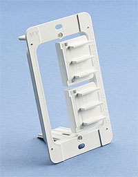 MP1P Erico-Caddy<br> Non-Metallic Single gang mounting plate