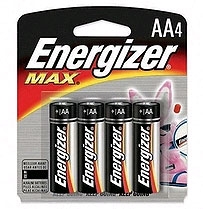Energizer E91BP-4 Energizer MAX - 4 Pack Standard AA Size Battery