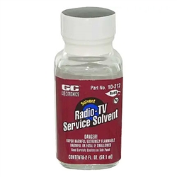 GC Electronics 10-312 Radio TV Cement Solvent 2 fl. oz. Bottle