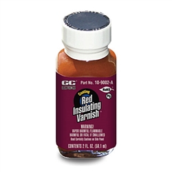 10-9002-A GC Electronics Red Insulating Varnish Protective Coating 2 fl. oz. Bottle