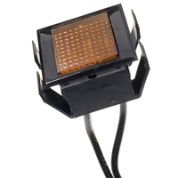 38-1133-12 GC Electronics Panel Lamp, Large Rectangular, 12V Neon Light, Amber