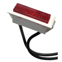 38-3002-50 GC Electronics Panel Lamp, Rectangular, 125V Neon Lamp, Red