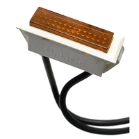 38-3003-50 GC Electronics Panel Lamp, Rectangular, 125V Neon Lamp, Amber