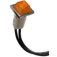 38-5453-06 GC Electronics Panel Lamp, Square, 6.3V, Amber
