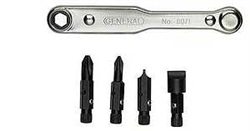 General Tools 8071<br>Professional 5 Piece Ratchet Screwdriver Set