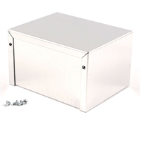 1411LU Hammond Aluminum Enclosure - 5.0"L x 4.0"W x 3.0"H - Unpainted - Hammond Manufacturing