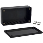 Hammond 1591BBK Flame Retardant ABS Plastic Enclosure 4.4"L x 2.4"W x 1.1"D Black