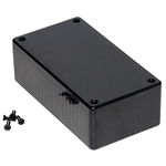 Hammond 1591CSBK<br>Multipurpose Plastic Enclosure - Economical Version - <b>4.7"L x 2.6"W x 1.4"D - Black</b>