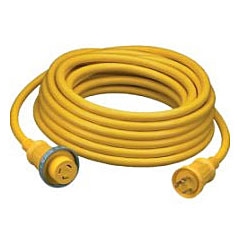Hubbell HBL61CM08 Shore Cord 30A Yellow 50 Foot