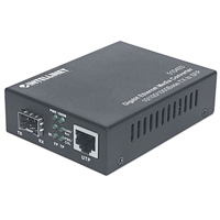 510493 Intellinet Gigabit Ethernet to SFP Media Converter