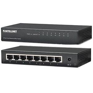 Intellinet 8-Port 10/100 Fast Ethernet Office Switch 523318