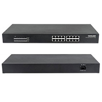 560993 Intellinet 16-Port Gigabit Ethernet PoE+ Switch