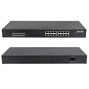 560993 Intellinet 16-Port Gigabit Ethernet PoE+ Switch