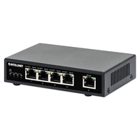 561839 Intellinet 5-Port Gigabit Ethernet PoE+ Switch