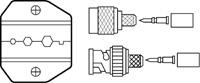 30-576 Ideal Industries<br>Replacement Die Set for Ideal Crimpmaster 30-506 / 30-485 - RG-174 Mini-59 Hex BNC/TNC coax connector