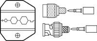 30-587 Ideal Industries<br>Replacement Die Set for Ideal Crimpmaster 30-506 - RG-58 and RG-174 cable for 50 and 75 Ohm cables