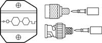 30-591 Ideal Industries<br>Replacement Die Set for Ideal Crimpmaster 30-506 - RG-58 and RG-59 Plenum cables, Thinwire PVC Hex