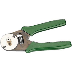 35-465 Ideal Industries<br>4-Way Indent Crimp Tool for RS232 D-Sub Round Barrel Contacts, Pins, Sockets