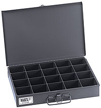 Klein Tools 54439 Mid-Size 20-Compartment Storage Box