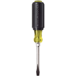 Klein Tools 602-3 Keystone-Tip Screwdriver 7/32" 3" Heavy-Duty Round-Shank