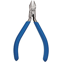 Klein Tools D295-4C 4" Electronics Midget Diagonal-Cutting Pliers - Tapered Nose, Midget Jaws