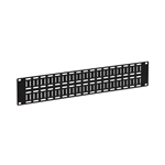 Kendall Howard 1903-1-012-02 2U Flat Cable Lacing Panel - 10 pack