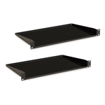 Kendall Howard 1906-3-201-01 1U 12" Component Shelf - 2 pack