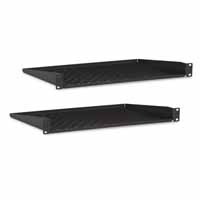 Kendall Howard 1906-3-221-01 1U 12" Vented Component Shelf - 2 Pack