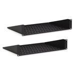 Kendall Howard 1906-3-222-02 2U 14" Vented Component Shelf - 2 Pack