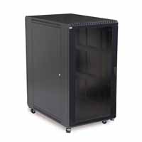 Kendall Howard 3100-3-001-22 22U LINIER Server Cabinet - Glass/Vented Doors - 36" Depth