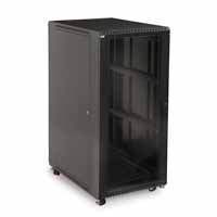 Kendall Howard 3100-3-001-27 27U LINIER Server Cabinet - Glass/Vented Doors - 36" Depth