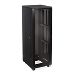 Kendall Howard 3100-3-024-37 37U LINIER Server Cabinet - Glass/Vented Doors - 24" Depth