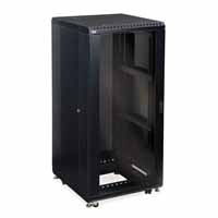 Kendall Howard 3101-3-024-27 27U LINIER Server Cabinet - Glass/Solid Doors - 24" Depth