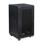 Kendall Howard 3102-3-024-22 22U LINIER Server Cabinet - Convex/Glass Doors - 24" Depth