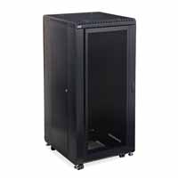 Kendall Howard 3102-3-024-27 27U LINIER Server Cabinet - Convex/Glass Doors - 24" Depth