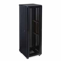 Kendall Howard 3102-3-024-42 42U LINIER Server Cabinet - Convex/Glass Doors - 24" Depth