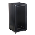 Kendall Howard 3105-3-024-27 27U LINIER Server Cabinet - Convex/Convex Doors - 24" Depth