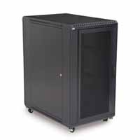 Kendall Howard 3110-3-001-22 22U LINIER Server Cabinet - Convex/Vented Doors - 36" Depth