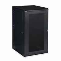 Kendall Howard 3132-3-001-22 22U LINIER Swing-Out Wall Mount Cabinet - Vented Door