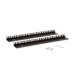 Kendall Howard 3150-3-001-09 9U LINIER Wall Mount Vertical Rail Kit - Cage Nut