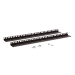 Kendall Howard 3150-3-001-12 12U LINIER Wall Mount Vertical Rail Kit - Cage Nut