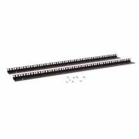 Kendall Howard 3150-3-001-18 18U LINIER Wall Mount Vertical Rail Kit - Cage Nut