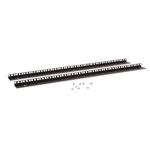 Kendall Howard 3150-3-001-18 18U LINIER Wall Mount Vertical Rail Kit - Cage Nut