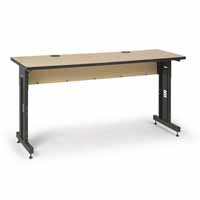 Kendall Howard 5500-3-001-26 72" W x 24" D Training Table - Hard Rock Maple