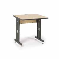 Kendall Howard 5500-3-001-33 36" W x 30" D Training Table  - Hard Rock Maple