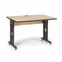 Kendall Howard 5500-3-001-34 48" W x 30" D Training Table - Hard Rock Maple