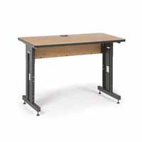 Kendall Howard 5500-3-002-24 48" W x 24" D Training Table - Caramel Apple