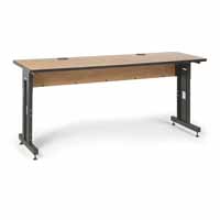 Kendall Howard 5500-3-002-26 72" W x 24" D Training Table - Caramel Apple