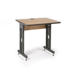 Kendall Howard 5500-3-002-33 36" W x 30" D Training Table  - Caramel Apple